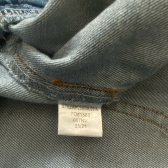 !It Jill Comfort Drawstring High-Rise Cuff Denim Blue Jean Shorts Size 14 NWT - Picture 10 of 10